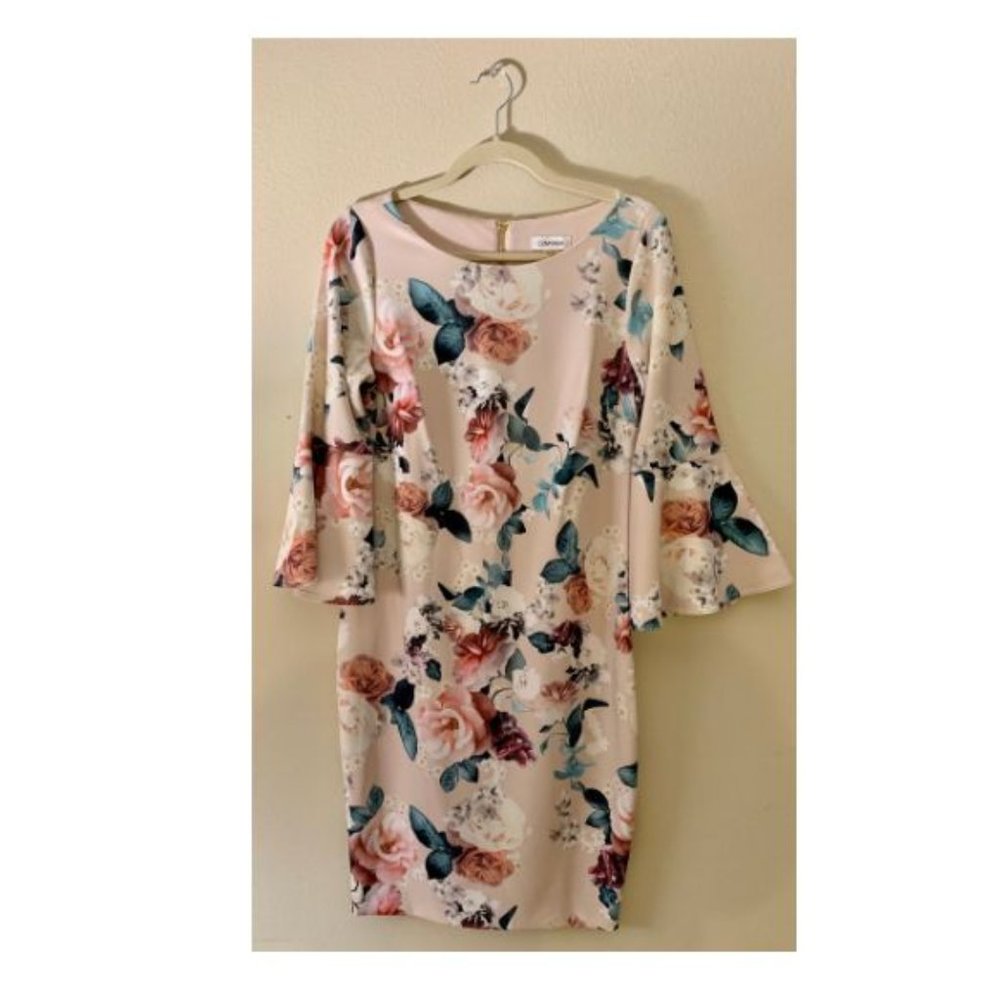 Light-Pink Floral Dress